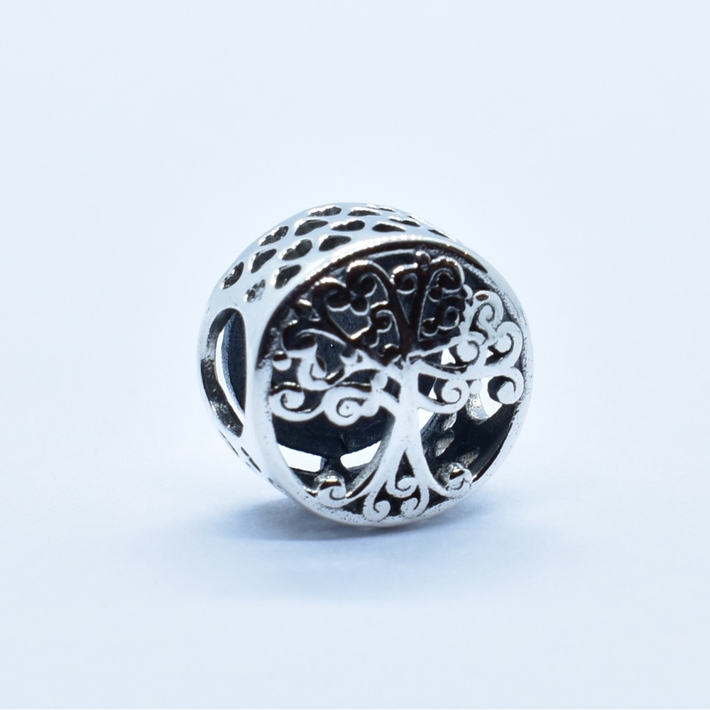 Pandora Family Love Tree Silver Charm 925 Ale CZ with gift box #18